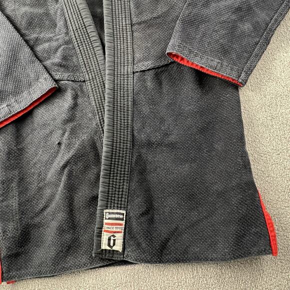 Gameness Gi Top Kids Size 1 Black BJJ Jiujitsu Grappling Active Unisex - Picture 5 of 15
